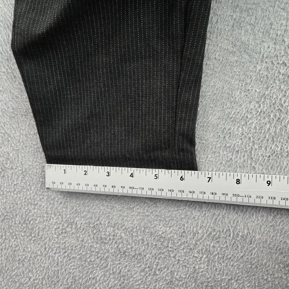 Abercrombie & Fitch Men Pants M Black Pinstripe Jogger Button 26